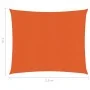 Toldo de vela naranja HDPE 160 g/m² 2x2,5 m de , Sombrillas - Ref: Foro24-311666, Precio: 21,85 €, Descuento: %