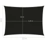 Toldo de vela negro HDPE 160 g/m² 2x2,5 m by , Umbrellas - Ref: Foro24-311721, Price: 20,47 €, Discount: %