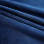 Cortinas opacas ganchos 2 pzas terciopelo azul oscuro 140x225cm