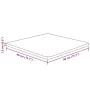 Tablero de mesa cuadrada madera de roble sin tratar 40x40x1,5cm by , Table tops - Ref: Foro24-342914, Price: 25,65 €, Discoun...