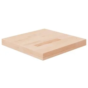 Eichenholz quadratischer Esstisch ohne Behandlung 40x40x4 cm von , Tischplatten - Ref: Foro24-342942, Preis: 43,89 €, Rabatt: %
