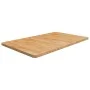 Encimera baño madera maciza tratada marrón claro 100x60x2,5 cm by , Countertops - Ref: Foro24-343041, Price: 85,05 €, Discoun...