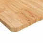 Massive Eichenholz-Badezimmer-Arbeitsplatte, hellbraun behandelt, 100x60x2,5 cm. von , Arbeitsplatten - Ref: Foro24-343041, P...
