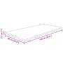 Encimera baño madera maciza tratada marrón claro 100x60x2,5 cm by , Countertops - Ref: Foro24-343041, Price: 100,89 €, Discou...