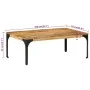 Massiver Mangoholz-Couchtisch 100x55x35 cm von , Couchtisch - Ref: Foro24-352018, Preis: 80,27 €, Rabatt: %