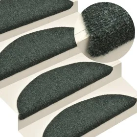 Self-adhesive stair tread mat 15 units 56x17x3 cm green by vidaXL, Stair mats - Ref: Foro24-322358, Price: 42,30 €, Discount: %