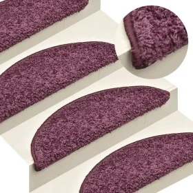 Treppenstufenmatte 15 Stück dunkelviolett 56x17x3 cm von vidaXL, Treppenmatten - Ref: Foro24-322384, Preis: 69,87 €, Rabatt: %