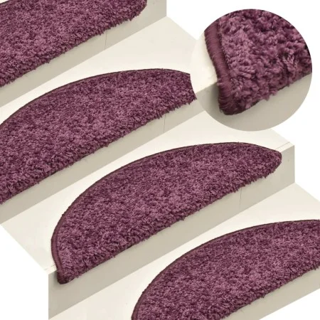 Treppenstufenmatte 15 Stück dunkelviolett 56x17x3 cm von vidaXL, Treppenmatten - Ref: Foro24-322384, Preis: 69,87 €, Rabatt: %