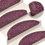 Treppenstufenmatte 15 Stück dunkelviolett 56x17x3 cm von vidaXL, Treppenmatten - Ref: Foro24-322384, Preis: 69,87 €, Rabatt: %