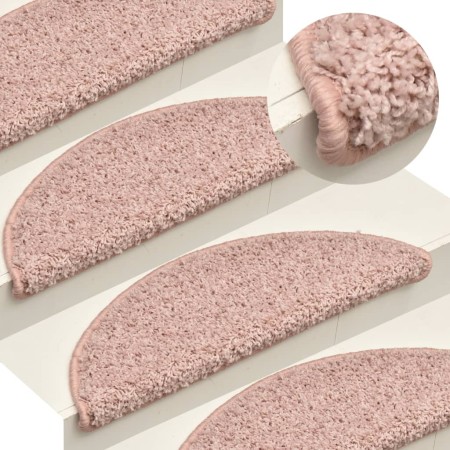 Stair tread mats 15 pcs light pink 56x17x3 cm by vidaXL, Stair mats - Ref: Foro24-322376, Price: 78,98 €, Discount: %