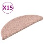 Treppenstufenmatten 15 Stück hellrosa 56x17x3 cm von vidaXL, Treppenmatten - Ref: Foro24-322376, Preis: 78,98 €, Rabatt: %
