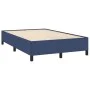 Box spring bed with blue fabric mattress 120x190 cm by , Beds and slatted bases - Ref: Foro24-3269873, Price: 386,62 €, Disco...