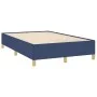 Box spring bed with blue fabric mattress 120x190 cm by , Beds and slatted bases - Ref: Foro24-3269943, Price: 398,11 €, Disco...