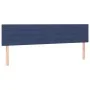 Box spring bed with blue fabric mattress 120x190 cm by , Beds and slatted bases - Ref: Foro24-3269943, Price: 398,11 €, Disco...