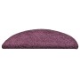 Stair tread mat 15 pcs dark purple 56x17x3 cm by vidaXL, Stair mats - Ref: Foro24-322384, Price: 71,22 €, Discount: %