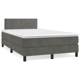 Boxspringbett mit dunkelgrauem Samtmatratze 120x190 cm. von , Betten und Lattenroste - Ref: Foro24-3269838, Preis: 367,15 €, ...