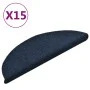 Self-adhesive stair mat 15 pcs 56x17x3 cm navy blue by vidaXL, Stair mats - Ref: Foro24-322356, Price: 40,41 €, Discount: %