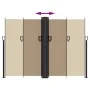 Toldo lateral retráctil gris taupe 180x1000 cm de , Sombrillas - Ref: Foro24-4004754, Precio: 153,54 €, Descuento: %
