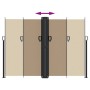 Toldo lateral retráctil gris taupe 180x1000 cm by , Umbrellas - Ref: Foro24-4004754, Price: 156,30 €, Discount: %