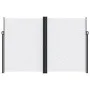 Toldo lateral retráctil blanco 220x1200 cm de , Sombrillas - Ref: Foro24-4004871, Precio: 187,50 €, Descuento: %