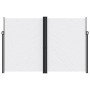 Toldo lateral retráctil blanco 220x1200 cm de , Sombrillas - Ref: Foro24-4004871, Precio: 190,76 €