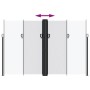 Toldo lateral retráctil blanco 220x1200 cm de , Sombrillas - Ref: Foro24-4004871, Precio: 190,76 €
