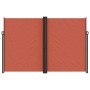 Toldo lateral retráctil terracota 220x1200 cm de , Sombrillas - Ref: Foro24-4004873, Precio: 190,76 €