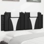 Cabecero de cama acolchado cuero sintético negro blanco 140 cm de , Cabeceros y pies de cama - Ref: Foro24-374795, Precio: 52...