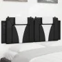 Gepolstertes Kopfteil aus schwarz-weißem Kunstleder, 140 cm. von , Kopf- und Fußteile - Ref: Foro24-374795, Preis: 59,39 €, R...