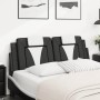 Cabecero de cama acolchado cuero sintético negro blanco 140 cm de , Cabeceros y pies de cama - Ref: Foro24-374795, Precio: 52...