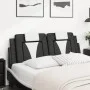 Gepolstertes Kopfteil aus schwarz-weißem Kunstleder, 140 cm. von , Kopf- und Fußteile - Ref: Foro24-374795, Preis: 59,39 €, R...