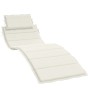 Kissen für Liegestuhl, cremefarbener Melange-Stoff, 186x58x3 cm. von , Kissen für Stühle und Sofas - Ref: Foro24-4002478, Pre...