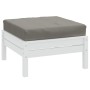 Kissen für Palettensofa, dunkelgraues Melange-Gewebe, 60x60x10 cm. von , Kissen für Stühle und Sofas - Ref: Foro24-4002664, P...