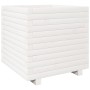 Massive Blumenkasten aus weißem Kiefernholz 50x50x49,5 cm von , Töpfe und Pflanzgefäße - Ref: Foro24-3282515, Preis: 134,92 €...