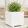 Massive Blumenkasten aus weißem Kiefernholz 50x50x49,5 cm von , Töpfe und Pflanzgefäße - Ref: Foro24-3282515, Preis: 133,17 €...