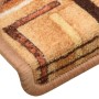 Self-adhesive stair mat 15 pcs beige 65x21x4 cm by vidaXL, Stair mats - Ref: Foro24-322411, Price: 120,04 €, Discount: %