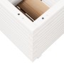 Massive Blumenkasten aus weißem Kiefernholz 50x50x49,5 cm von , Töpfe und Pflanzgefäße - Ref: Foro24-3282515, Preis: 134,92 €...