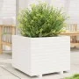 Jardinera madera maciza de pino blanco 60x60x49,5 cm by , Pots and planters - Ref: Foro24-3282520, Price: 157,14 €, Discount: %