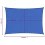 Toldo de vela rectangular HDPE terracota 160 g/m² 3,5x5 m de , Sombrillas - Ref: Foro24-311517, Precio: 41,93 €, Descuento: %