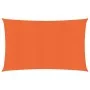 Rectangular HDPE orange shade sail 160 g/m² 5x7 m by , Umbrellas - Ref: Foro24-311687, Price: 69,08 €, Discount: %