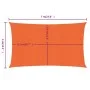 Toldo de vela rectangular HDPE naranja 160 g/m² 4x7 m by , Umbrellas - Ref: Foro24-311685, Price: 56,16 €, Discount: %