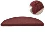 Stair tread carpets 15 units red 56x17x3 cm by vidaXL, Stair mats - Ref: Foro24-322372, Price: 53,95 €, Discount: %