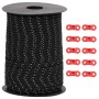 Cuerda de vientos con tiras reflectantes y tensores 50 m 3 mm by , Tent Accessories - Ref: Foro24-4008120, Price: 10,93 €, Di...