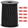 Cuerda de vientos con tiras reflectantes y tensores 50 m 3 mm by , Tent Accessories - Ref: Foro24-4008120, Price: 11,97 €, Di...