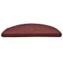 Stair tread carpets 15 units red 56x17x3 cm by vidaXL, Stair mats - Ref: Foro24-322372, Price: 53,95 €, Discount: %