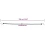 Elastische Bänder mit reflektierenden Streifen und Haken 25 Stück 100 cm. von , Zeltzubehör - Ref: Foro24-4008155, Preis: 44,...