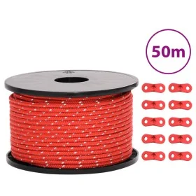 Cuerda de vientos con tiras reflectantes y tensores 50 m 5 mm by , Tent Accessories - Ref: Foro24-4008129, Price: 14,50 €, Di...