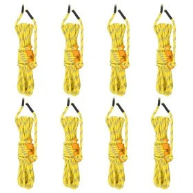 Cuerda de vientos con tensores reflectantes 8 piezas 4 m 4 mm by , Tent Accessories - Ref: Foro24-4008136, Price: 67,17 €, Di...