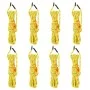 Cuerda de vientos con tensores reflectantes 8 piezas 4 m 4 mm by , Tent Accessories - Ref: Foro24-4008136, Price: 67,17 €, Di...