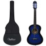 Klassische Gitarre für Anfänger und Kinder mit blauem Koffer 1/2 34" von vidaXL, Gitarren - Ref: Foro24-3055603, Preis: 61,15...